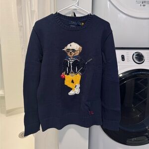 Ralph Lauren golf bear sweater